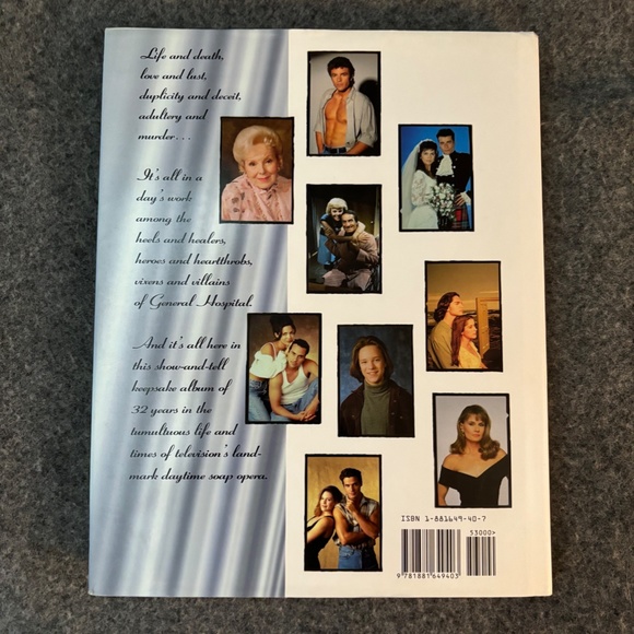 GENERAL HOSPITAL 1995 The Complete Scrapbook by Gary Warner Longmeadow Press - Picture 10 of 16